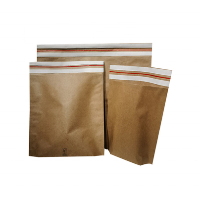 Biodegradable Professional Pink Shipping Kraft Paper Mail Bags Custom Printing Bubble Mailers