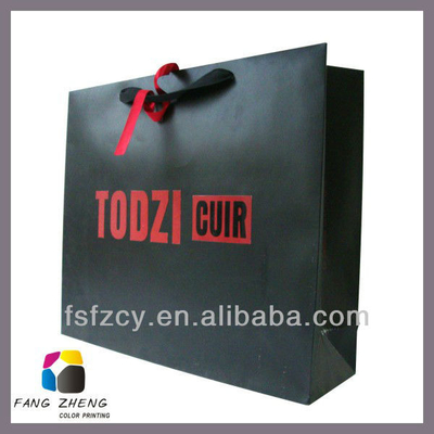 Recyclable Fashion Customied Shopping Gift paper bag
