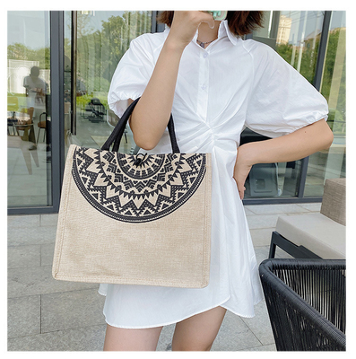 Eco-Friendly Designer Fashion Shopping Paper Bag Women Handbags Ladies Hemp Eco-friendly Custom Bag With Logo