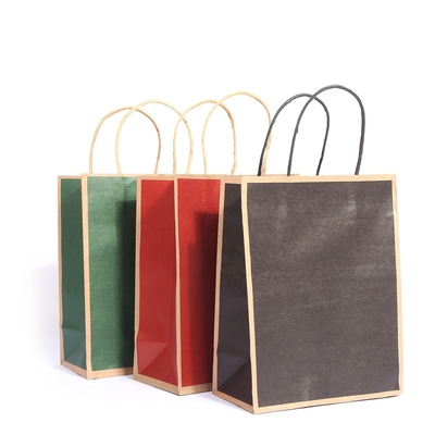 New Design Luxury Paper Shopping Bag Recyclable With Customized Logo Two Sides With Hot Stamping Tote Bag Custom Printed