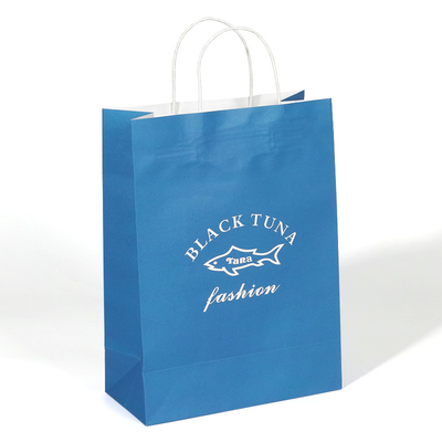 custom eco friendly recycled printed branded kraft colored brown paper shopping gift bags wholesale with handles bulk